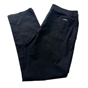 Columbia Mens Hiking Utility Pants Black Straight Leg 36W x 32L Outdoor Trail